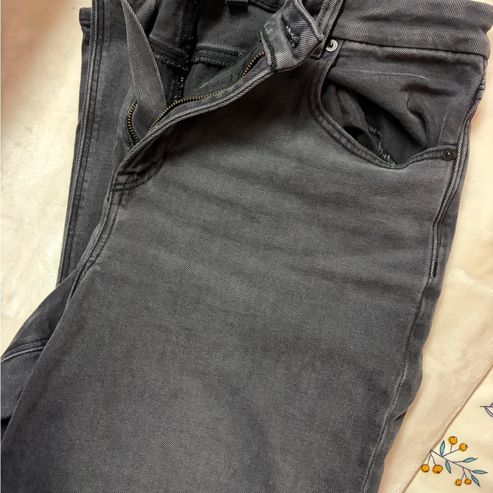 Charcoal Black Stretch Jeans
